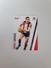 2015 AFL Select Footy Stars Champions Common Card 'Shane Savage' St Kilda #182