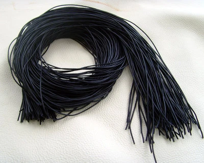 LEDERECKE KONSTANZ Lederriemen 1,0 Meter robustes deutsches Vollrindleder Schwarz 2 mm Stark Riemen