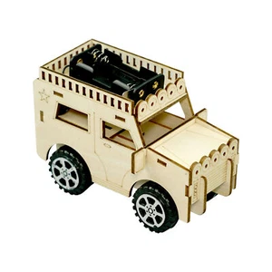 Model Car Kits Projects Building Toys Wood Toy Car Educational Science Crafts - Picture 1 of 12