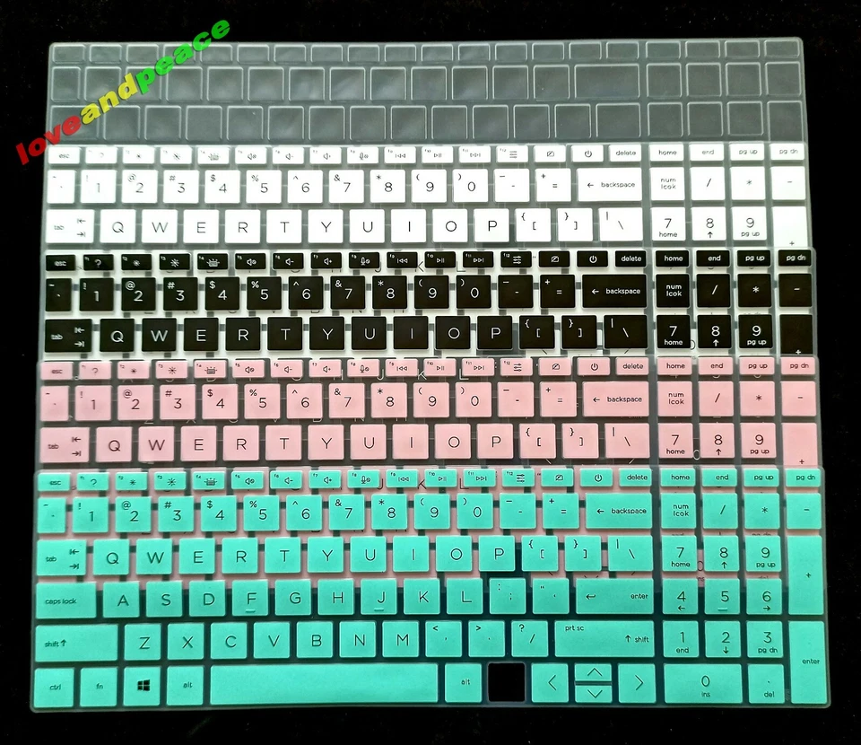 Keyboard Skin Cover Protector for HP Envy 17t-da*** 17-cw*** 17t-cw*** 17t-cr*** - Image 1 of 3