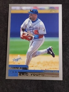 2000 Topps #92 Eric Young Los Angeles Dodgers Baseballkarte - Bild 1 von 2