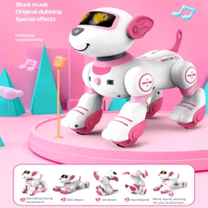 RC Robot Electronic Dog Robot Dog Stunt Walking Dancing Toy Intelligent Touch - Picture 1 of 14