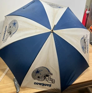 Dallas Cowboys Vintage 80er Jahre Pinwheel Shaw Regenschirm - Bild 1 von 12