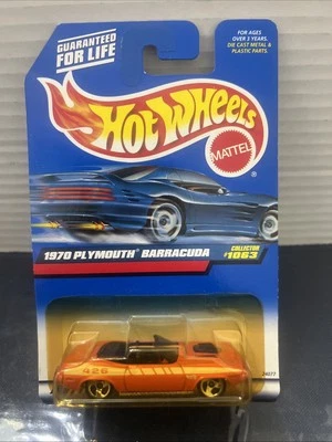 Hot Wheels 1970 Plymouth Barracuda #1063 primeras ediciones 1999 426 Hemi nuevo Foto 1 de 2