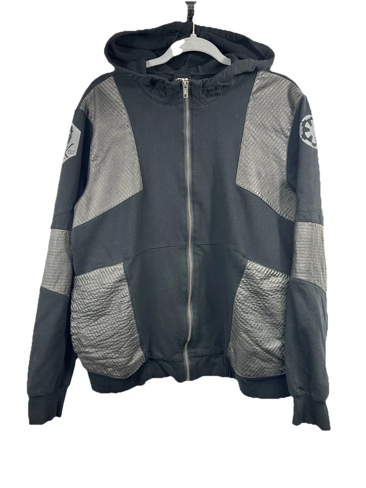 Sudadera con Capucha Star Wars Empire Cremallera Héroes y Villanos Talla MD Película Geek Negra Foto 1 de 4