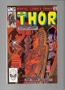 Thor comics Lot/10: 326 327 328 329 330 331 332 333 334 335 Mephisto Scarlet Sca - Picture 1 of 20
