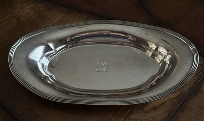Towle plata esterlina #5925 plato/tazón oblongo para servir ~ 12,5”x 6-1/2” 367 gramos Foto 1 de 4