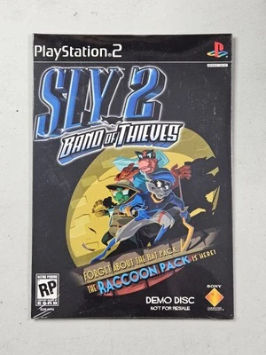 Sly 2: Band of Thieves PS2  Demo Disc - NEW Factory Sealed - RARE !!! 🐼 - Image 1 of 4