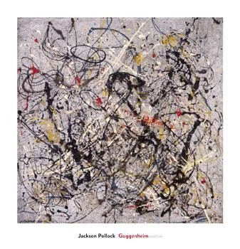 Jackson Pollock Number 18- 1950 Open Edition - Image 1 of 1