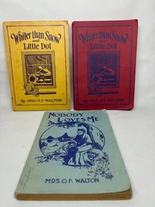 Whiter Than Snow and Little Dot (x2) &Nobody Loves Me by Mrs. O.F. Walton VTG - Bild 1 von 11