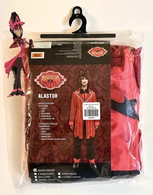 Disfraz Cosplay Hotel Alastor Hazbin con Accesorios ¡Nuevo! Talla XL - HT Exclusivo Foto 1 de 4