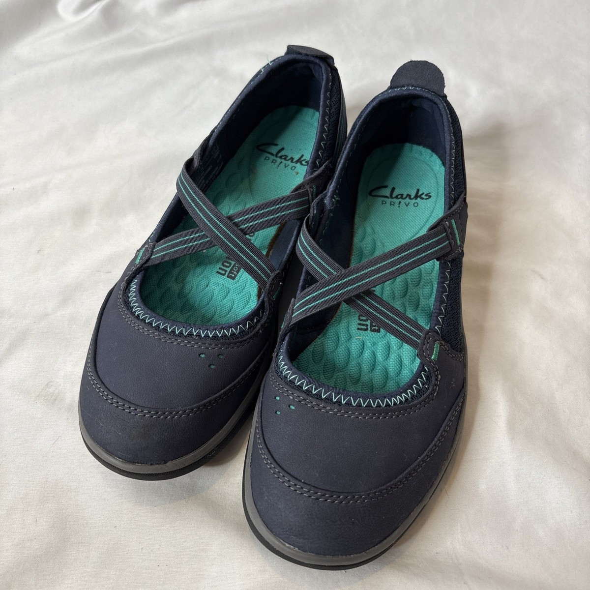 Scarpe Mary Jane Clarks Donna - In Pelle Con Suola In Gomma | Comode Ed Eleganti - Foto 3