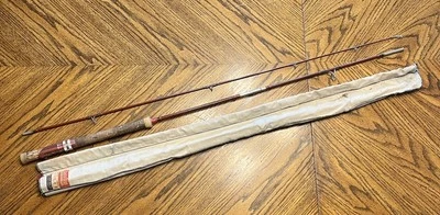 "Caña de pescar con mosca vintage años 50 hecha en EE. UU. South Bend modelo n.º 4569 66"" 2 piezas"  Foto 1 de 4