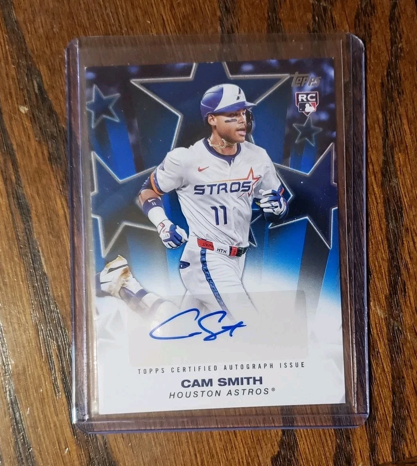 103/150 SP 2025 Topps Update CAM SMITH RC AUTO #BSAU-CS Baseball Stars Rookie - Image 1 of 2