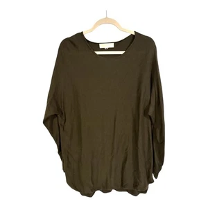 MICHAEL MICHAEL KORS Pullover Damen 18 Langarm Army Grün leichter Strick - Bild 1 von 9