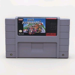Super Mario Kart (Super Nintendo SNES, 1992) Cart Only Authentic Tested & Works - Picture 1 of 5