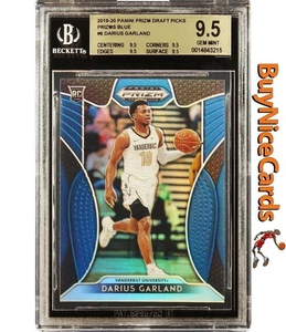 2019 Darius Garland Panini Prizm DP Blue Prizms RC Rookie # 6 BGS 9.5 Gem Mint - Picture 1 of 4