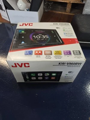 JVC KW-V960BW 6.8" DVD/CD Receiver Compatible Apple CarPlay or Android Auto - Image 1 of 4