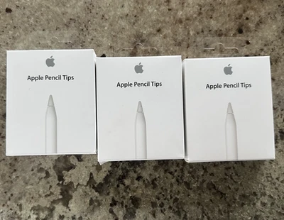 3 x LOT OEM Apple Pencil Replacement Stylus Tips MLUN2AMA (4 Pack) Brand New - Image 1 of 2
