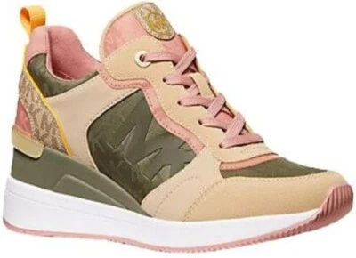 Michael Kors Crista Trainer, verde exército. Tamanho 6 M - Imagem 1 de 4