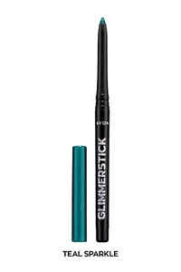 NEW Avon Glimmerstick Retractable Diamonds Eyeliner - TEAL SPARKLE 0.35 g - Picture 1 of 16