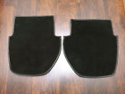 NICE PAIR OF USED ORIGINAL PORSCHE 911 930 COUPE REAR BLACK CARPETED FLOOR MATS