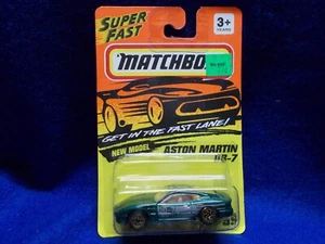 1993 Matchbox Get in the Fast Lane Green Aston Martin DB-7 #59 - New Model - Picture 1 of 3