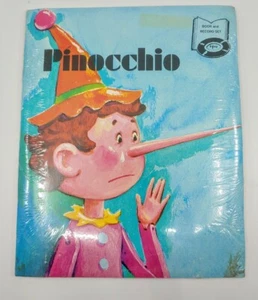 Pinocchio Book and Record Set 1970 Vintage Educational Rare Illustrated (Sealed) - Picture 1 of 2