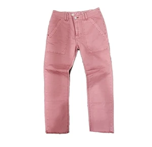 Pilcro Anthropologie Jeans Fit/Stet Light Pink Mid-rise Tapered Women's 27 - Picture 1 of 9