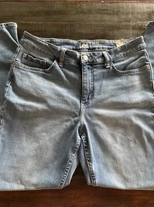 Lee Damengröße 12 Medium normale Passform gerades Bein mittelhoher Bund Jeans gebraucht - Bild 1 von 7