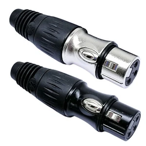 Conector de cable de altavoz portátil de 3 pines adaptador XLR de 1 pieza para alta conductividad - Imagen 1 de 12