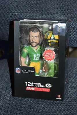 Figura Coleccionable Aaron Rodgers Game Changers Green Bay Packers NFL Fútbol 6" Foto 1 de 4