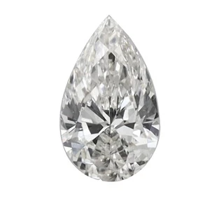 IGI Certified 0.32ct H/VS1 Pear Cut Lab Grown CVD Diamond For Birthday Gift - Picture 1 of 6
