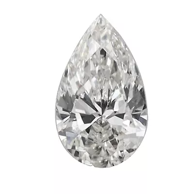 IGI Certified 0.32ct H/VS1 Pear Cut Lab Grown CVD Diamond For Birthday Gift - Image 1 of 4