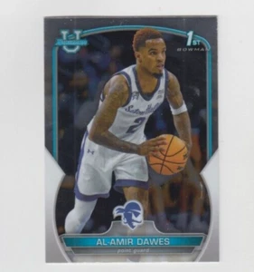 (8) LOTE DE NOVATO CROMADO BOWMAN UNIVERSITY 2022-23 AL-AMIR DAWES #63 SETON HALL - Imagen 1 de 1