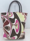 Emilio Pucci All-over pattern hand tote bag pink brown ladies JP MD278