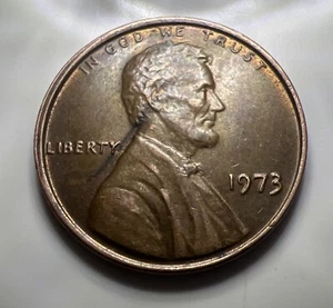 1973 P Penny Doubled Die DDO-002 Tilted Partial Collar Mint Errors - Picture 1 of 5