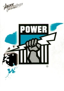 2010 PORT ADELAIDE POWER AFL Card CLUB LOGO Prestige - Picture 1 of 2