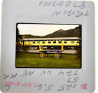 Alaska Denali Park Train- Yellow Train Car Vintage Kodachome Slide Photo Sept 87
