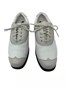 Etonic Golfschuhe Damengröße 6,5 weiß wasserdicht Spikes - Bild 1 von 6