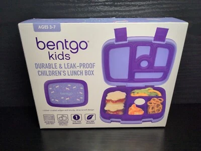 Nueva lonchera escolar unicornio Bentgo Kids duradera y a prueba de fugas de 5 compartimentos Foto 1 de 4