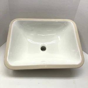 Kohler K-20000-0 Caxton 20-1/4" Rechteck Unterbau Badezimmer Waschbecken in Weiß Neu in OVP - Bild 1 von 14