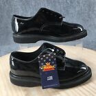 Thorogood Shoes Mens 5 M Uniform High Gloss Poromeric Oxford 831-6027 Black