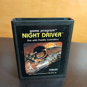 Atari 2600 Night Driver CX-2633 - solo cartuccia - Foto 1 di 2