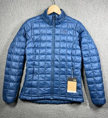 The North Face Thermoball Eco Jacket Womens Small Monterey Blue Slim Fit - Image 1 of 4