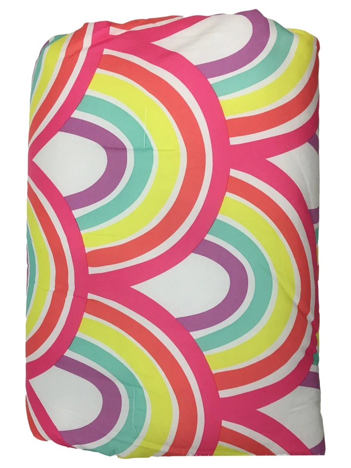 Комплект постельного белья Pillowfort Rainbow Colored Full Queen, 3 штуки - Изображение 1 из 1