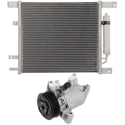 AC Condenser & AC Compressor Cooling Kit For 2014-2018 Nissan Versa Note Foto 1 de 4
