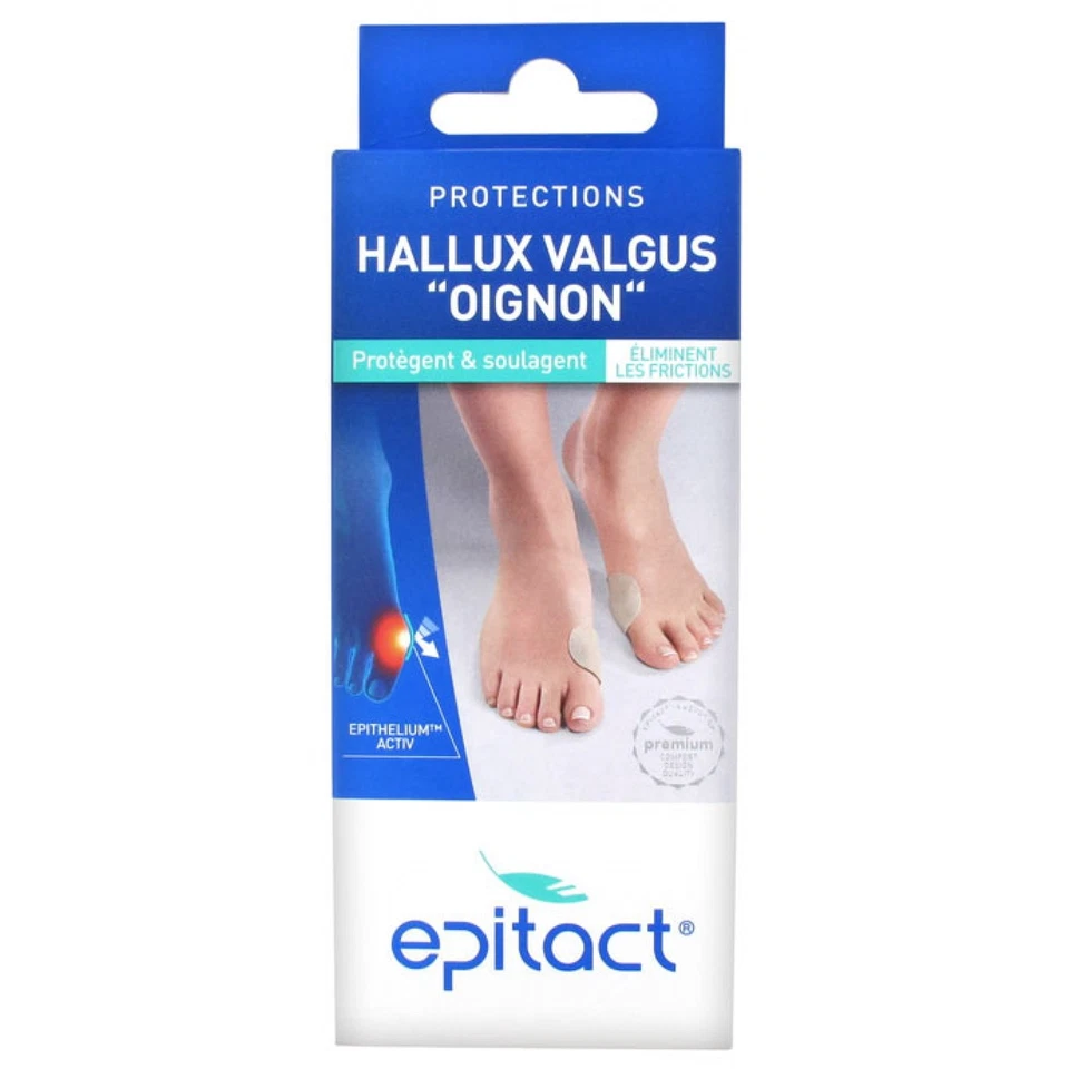 MARKENLOS Die Epitact Hallux Valgus Schutzpflaster 2 Stück mit Epithelium Aktivgel sind se