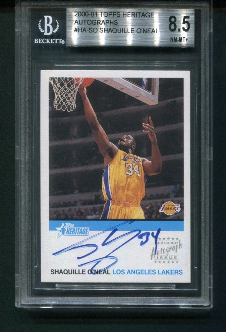 その他 NBA Autograph Card Shaquille O'neal Shaquille O'Neal Basketball Original Autographed Sports Trading