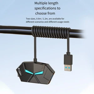 4-portowy koncentrator USB 3 0 do klawiatury myszy adapter z MagicBand + wsparcie - Zdjęcie 1 z 14